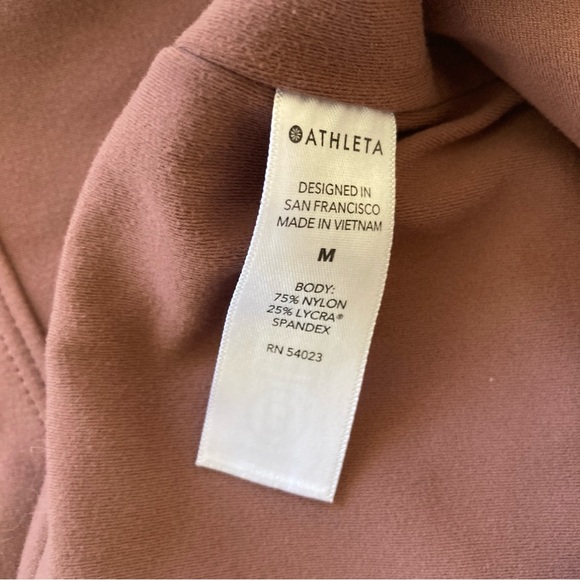 Athleta elation pirouette 7/8 tight, dusty mauve, M - Picture 10 of 11